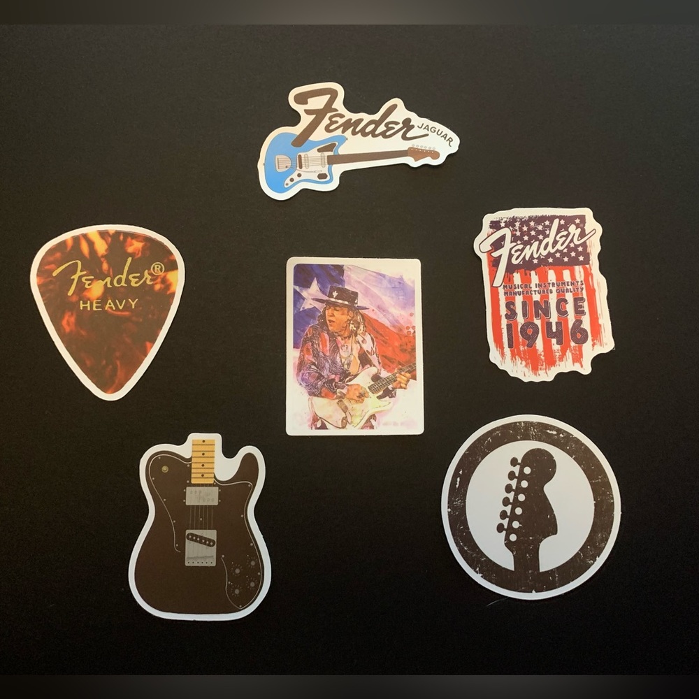 Fender stickers